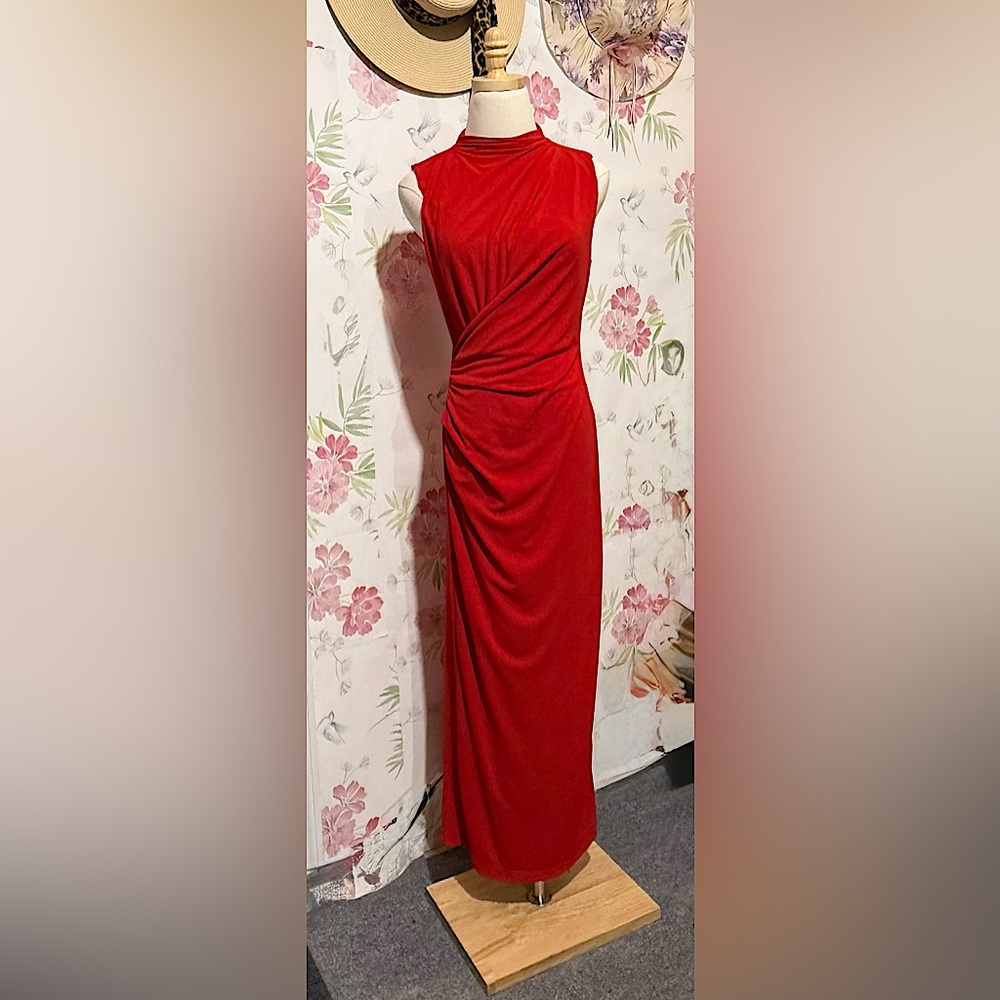 Red Midi Dress